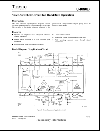 Click here to download U4080 Datasheet