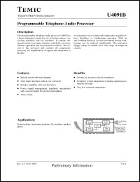 Click here to download U4091 Datasheet