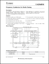 Click here to download U4256BM-AFS Datasheet