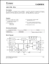 Click here to download U4285BM-AFS Datasheet