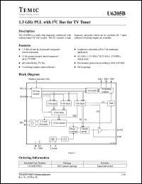 Click here to download U6205 Datasheet