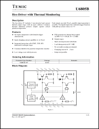 Click here to download U6805B-FP Datasheet