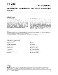 Click here to download TSC87251G1A-16IB Datasheet
