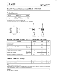 Click here to download SI9947DY Datasheet