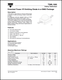 Click here to download TSML1000 Datasheet