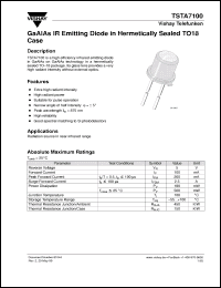 Click here to download TSTA7100 Datasheet