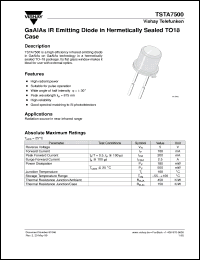 Click here to download TSTA7500 Datasheet