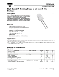 Click here to download TSPF5400 Datasheet