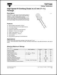 Click here to download TSFF5400 Datasheet