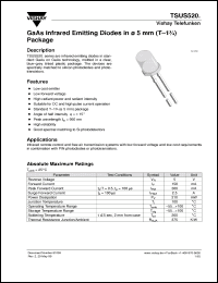 Click here to download TSUS5201 Datasheet