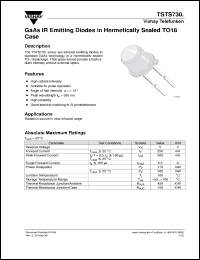 Click here to download TSTS7301 Datasheet