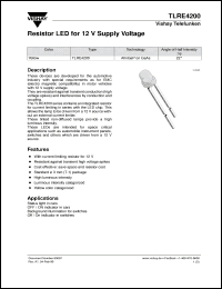 Click here to download TLRE4200 Datasheet