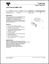 Click here to download TLMT3100 Datasheet