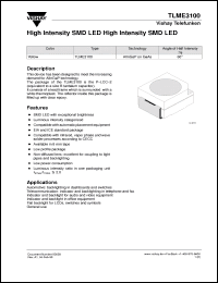 Click here to download TLME3100 Datasheet