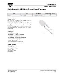 Click here to download TLHE4900 Datasheet