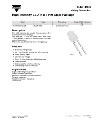 Click here to download TLDR4900 Datasheet
