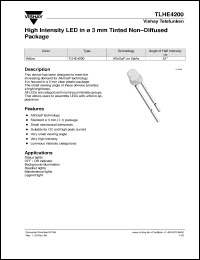 Click here to download TLHE4200 Datasheet