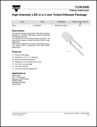 Click here to download TLHK4400 Datasheet