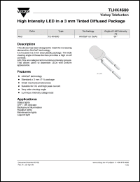 Click here to download TLHK4600 Datasheet