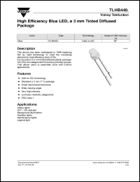 Click here to download TLHB4400 Datasheet