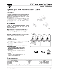 Click here to download TCET2600 Datasheet