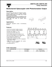 Click here to download CNY74-2 Datasheet