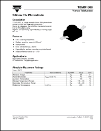 Click here to download TEMD1000 Datasheet