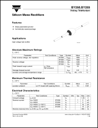 Click here to download BY269 Datasheet