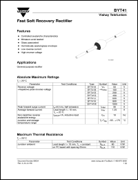Click here to download BYT41 Datasheet