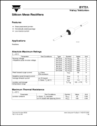 Click here to download BYT51 Datasheet