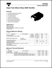 Click here to download BYG22 Datasheet