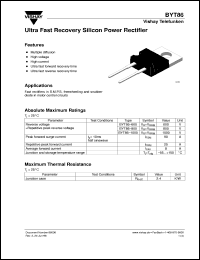 Click here to download BYT86-1000 Datasheet