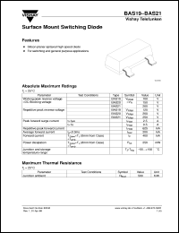 Click here to download BAS19 Datasheet