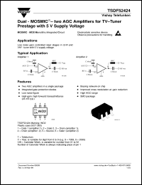 Click here to download TSDF52424 Datasheet