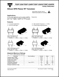 Click here to download TSDF1250R Datasheet