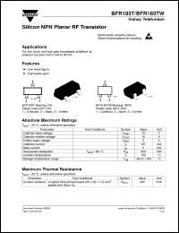 Click here to download BFR183TW Datasheet