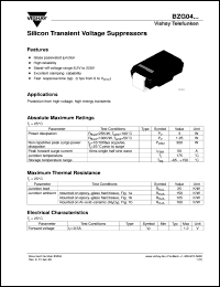 Click here to download BZG04200 Datasheet