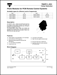 Click here to download TSOP1136KS1 Datasheet