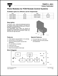 Click here to download TSOP1156XG1 Datasheet