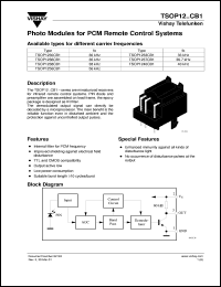 Click here to download TSOP1236CB1 Datasheet