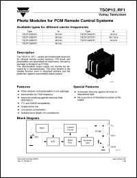 Click here to download TSOP1237RF1 Datasheet