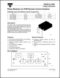 Click here to download TSOP1340SB1 Datasheet