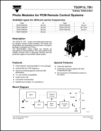 Click here to download TSOP1540TB1 Datasheet