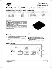 Click here to download TSOP1756SA1 Datasheet