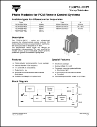 Click here to download TSOP1836RF3V Datasheet