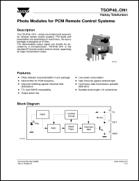 Click here to download TSOP4836ON1 Datasheet