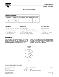 Click here to download J105 Datasheet