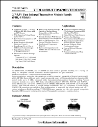 Click here to download TFDS6500E Datasheet