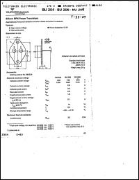 Click here to download BU204 Datasheet