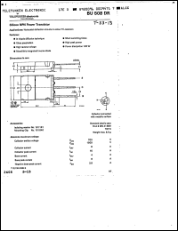 Click here to download BU508DR Datasheet